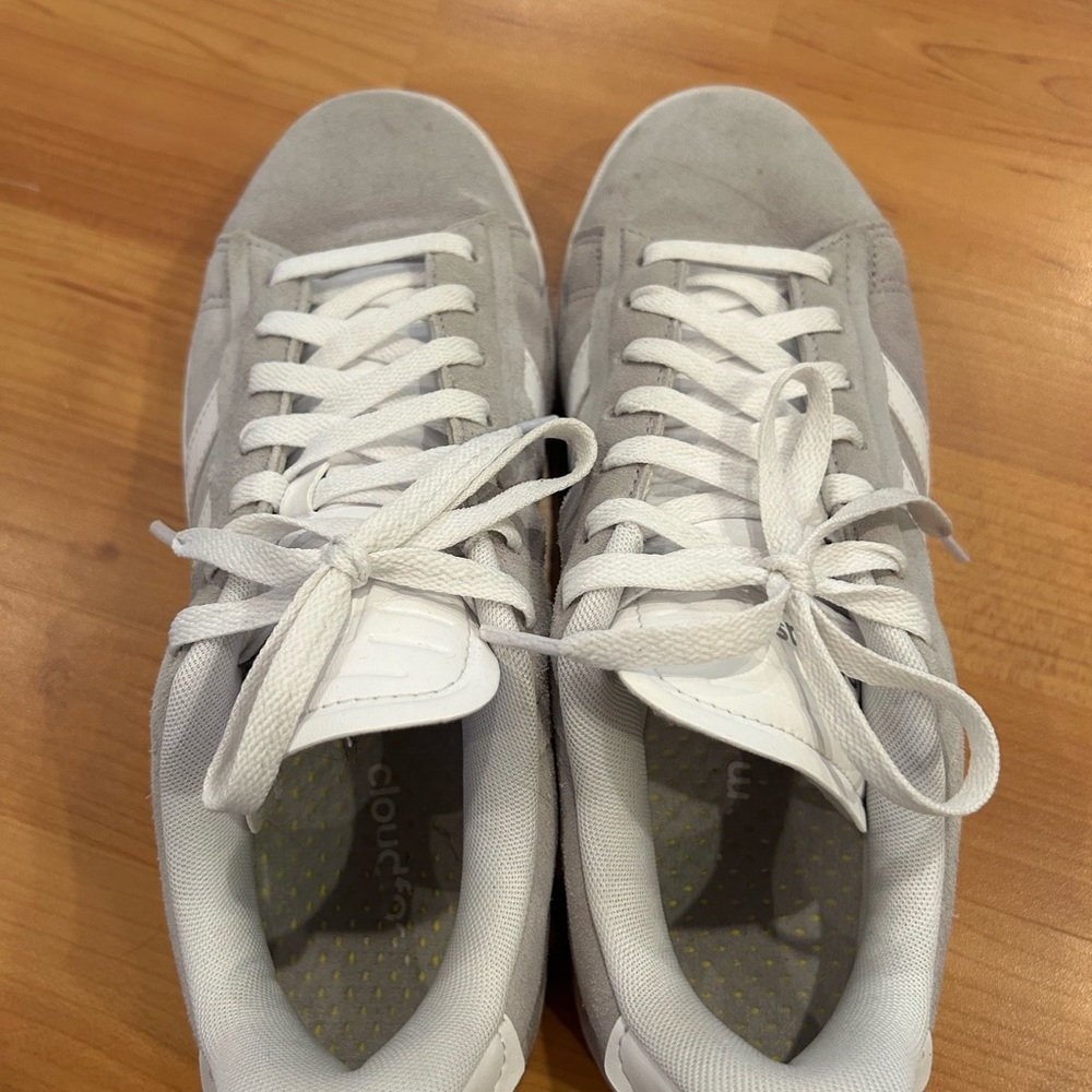 adidas Gray and White Women's Sneakers